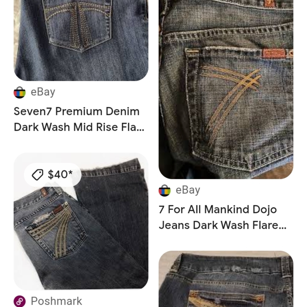 Seven7 Premium Dark Wash Bootcut Jeans